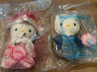 Vintage Hello Kitty & Dear Daniel Japanese Wedding Plush Set – Sealed