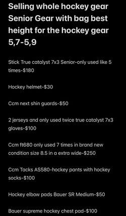 All The Hockey Gear You Need To Start Playing.