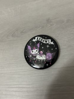 Kuromi Button Pin