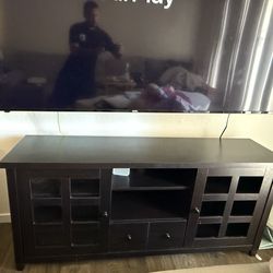 Black TV Stand