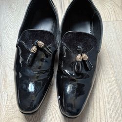 Used Gold Moretti Label Dress Shoes 