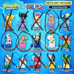 One piece SpongeBob collection