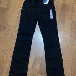 New MEN Old NAVY Black Boot Cut Jeans, SIZE 34x34 $20