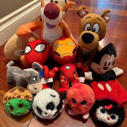 STUFFED ANIMALS BIG $4 EACH SMALL $3 EACH