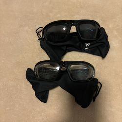 Motorcycle Glasses (Goggles) and Head Scarf
