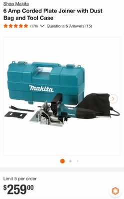 Makita 6 Amp Corded Plate Joiner Kit