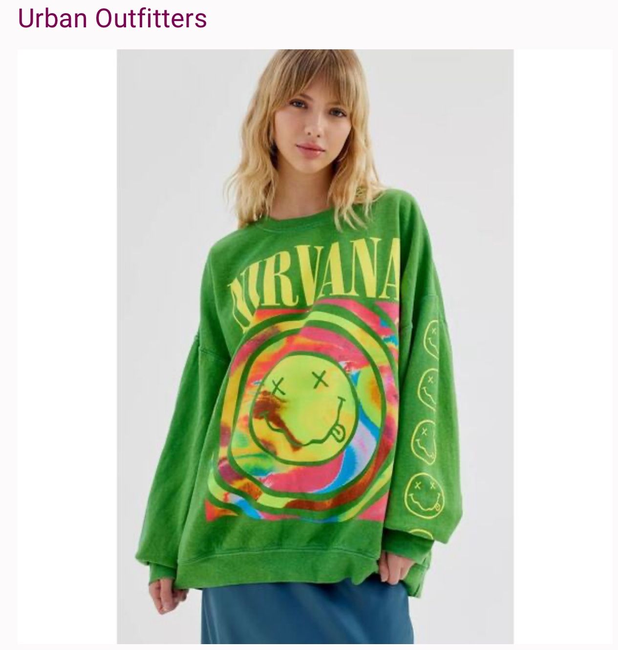 Nirvana Urban Outfitters Sweatshirt