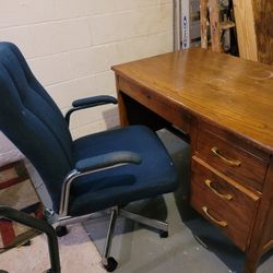 Desk And Chair
