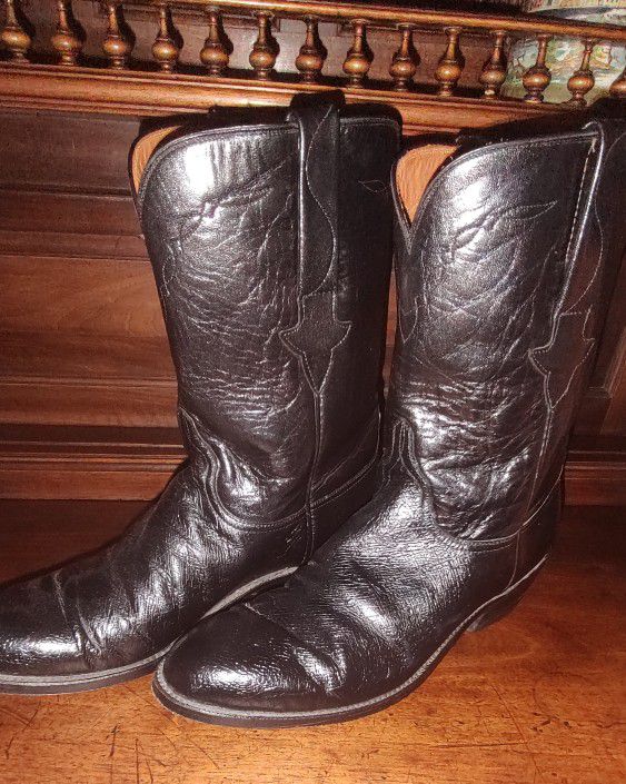 Men's 11.5D Lucchese Classic Smooth Ostrich Ropers