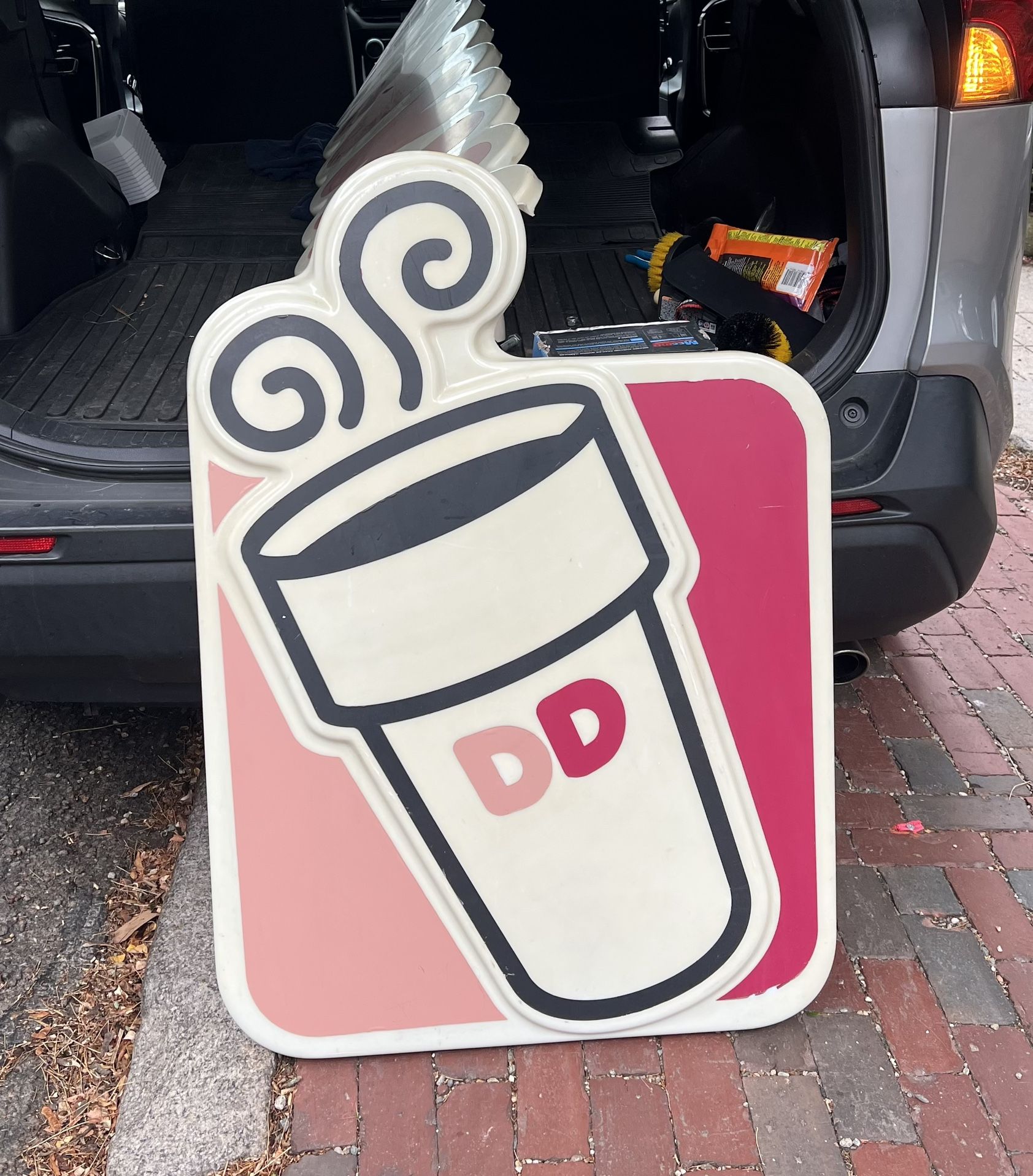 Large Dunkin Donuts Sign