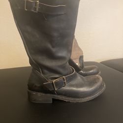 Freebird Distressed Moto Boots