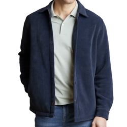 NWT Copper&Oak men’s premium shirt jacket blue Size XL