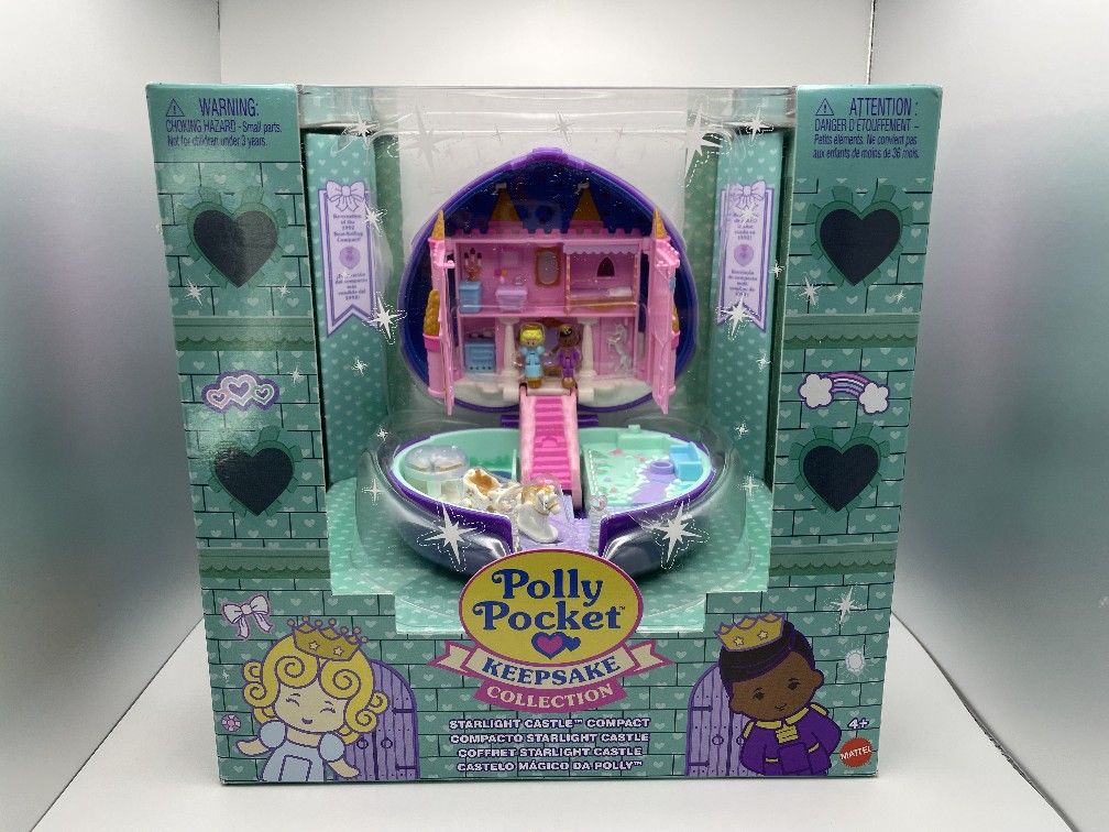 New In Box: 2021 Polly Pocket Keepsake Collection Starlight Castle Compact