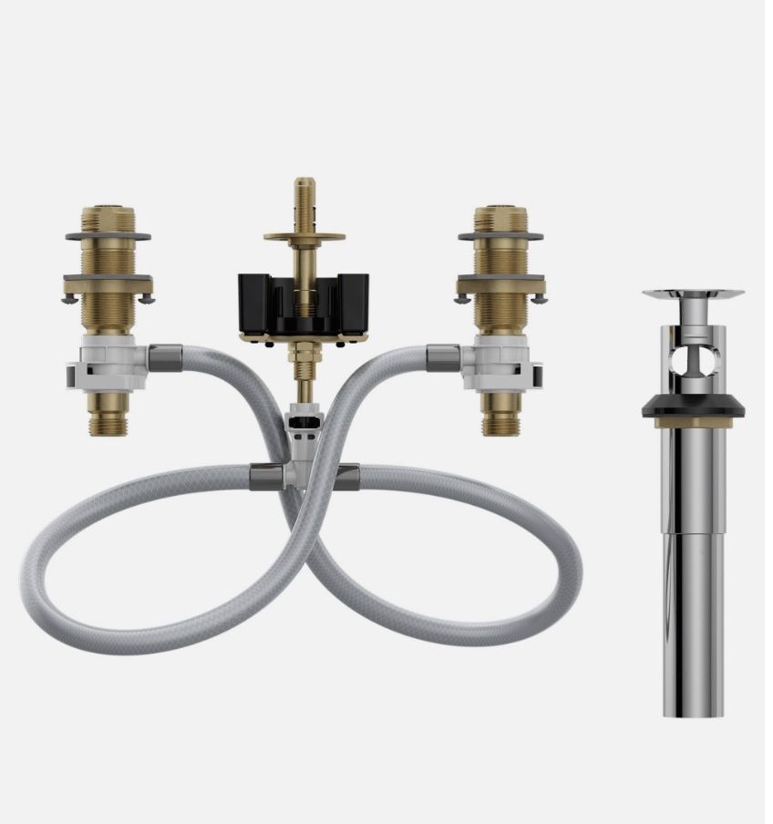 Moen Rough In Widespread Lavatory Valve With Drain Assembly 9000 69000