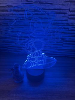 ✨Sonic 3D LED Lamp | Custom Room Decor & Perfect for a Gift 🎁
