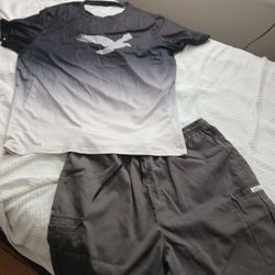 Dri Fit 2x Shirt, 2x Grey comfortable cargo shorts