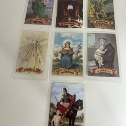 Tarjetas religiosas para poner dentro de la cartera como protección