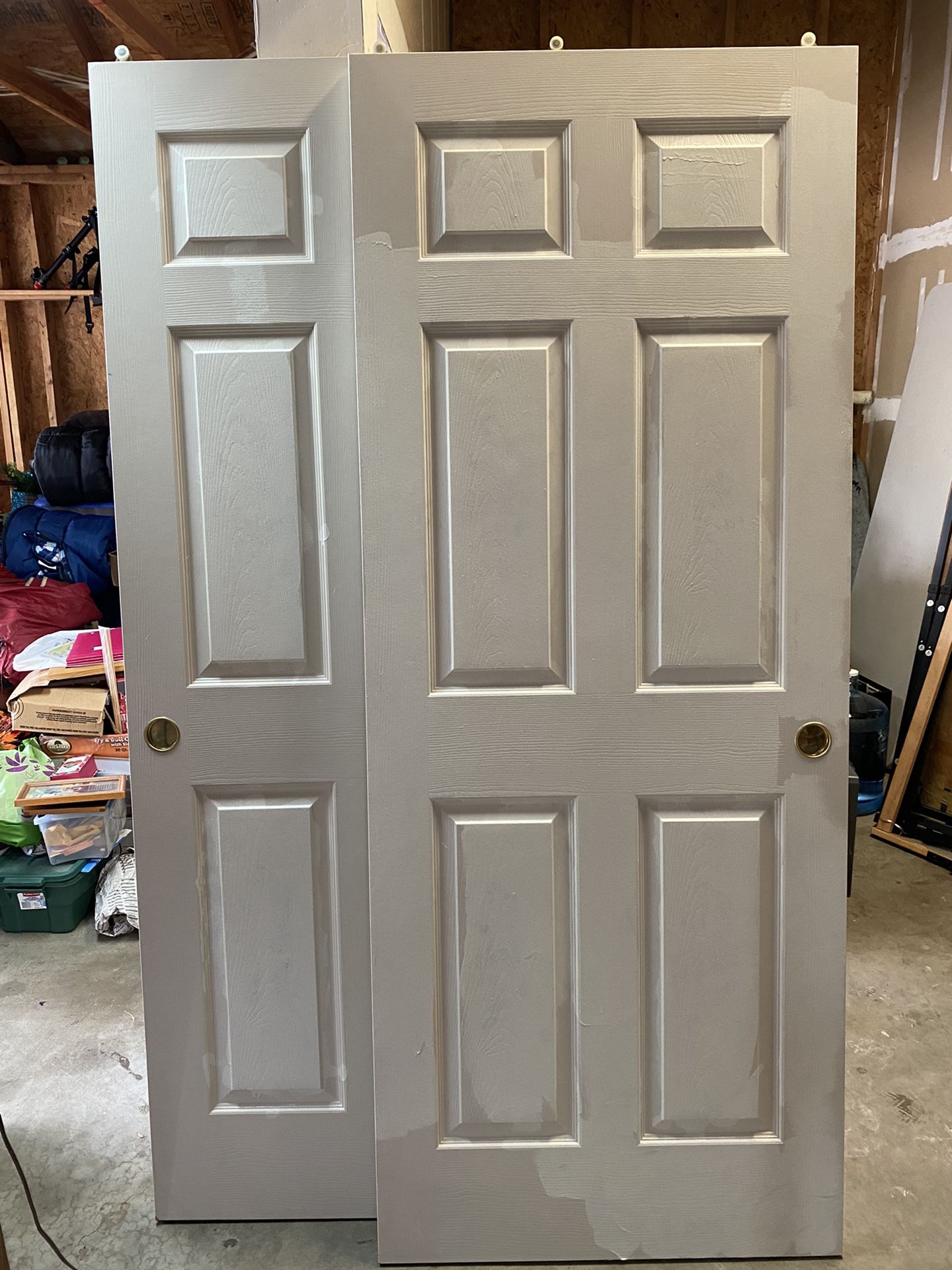 Used sliding closet doors