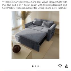 Convertible sofa sleeper