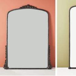 Anthropologie Primrose Mirror 6’ Floor in Antique Black