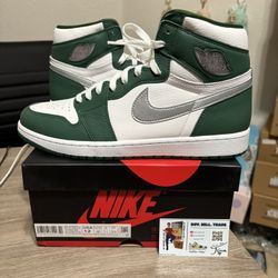 Size 12 - Nike Air Jordan 1 Retro OG High Gorge Green 