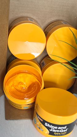 * Hair Gel (Shine ‘n Jam) – Best for Braids & Edges * Original Shine ‘n Jam – Clean Finish, No Flakes