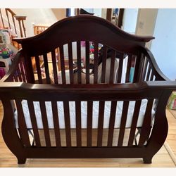 Baby Cache Oxford Cherry Convertible Crib 3 In 1