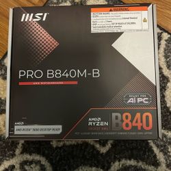 MSI Pro B840M-B AMD Motherboard