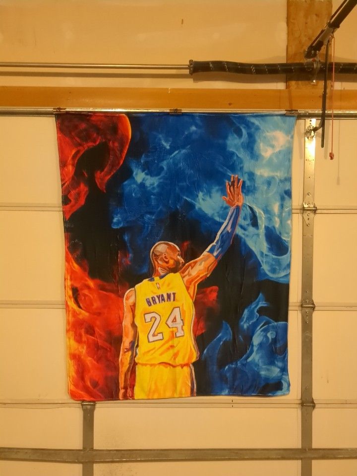 LA Lakers Kobe Bryant 50" x 60" Silky Soft Large Fleece throw Blanket