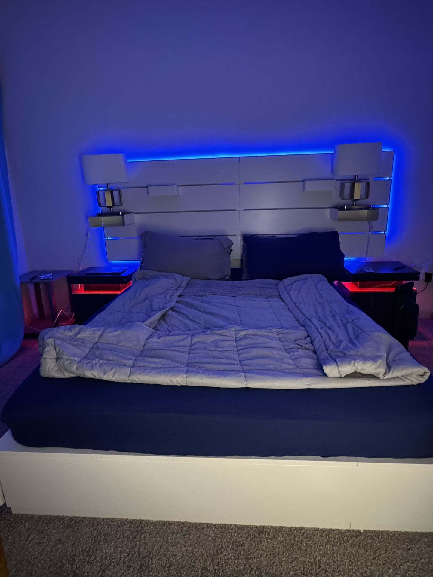 NORDLI Queen Bed Frame w/ Headboard + Storage – Pickup Only (Columbus)