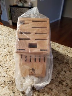 J.A Henckels knife block brand new
