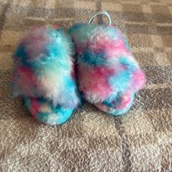 New Women’s Ugg Fluff Yeah Slippers Slides Size 8