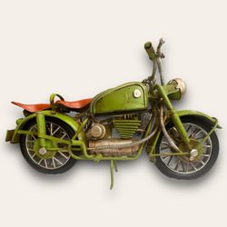 Motorcycle Figurine Art Statue Decor Metal Sculpture 