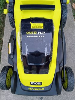 18 volt Ryobi brushless Lawn mower tool only $$200
