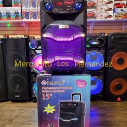 Party Bluetooth Speaker ❗️ Karaoke ❗️15" Woofer - SUPER BASS 🎶NEW IN BOX 🎶6200W - SUPER PRICE