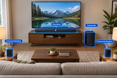 Great condition (no dents)  Samsung surround speaker system