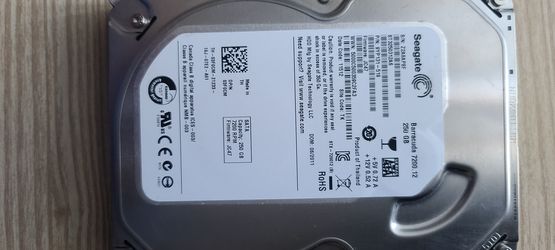 Seagate 250gb 7200 RPM SATA Hard Drive