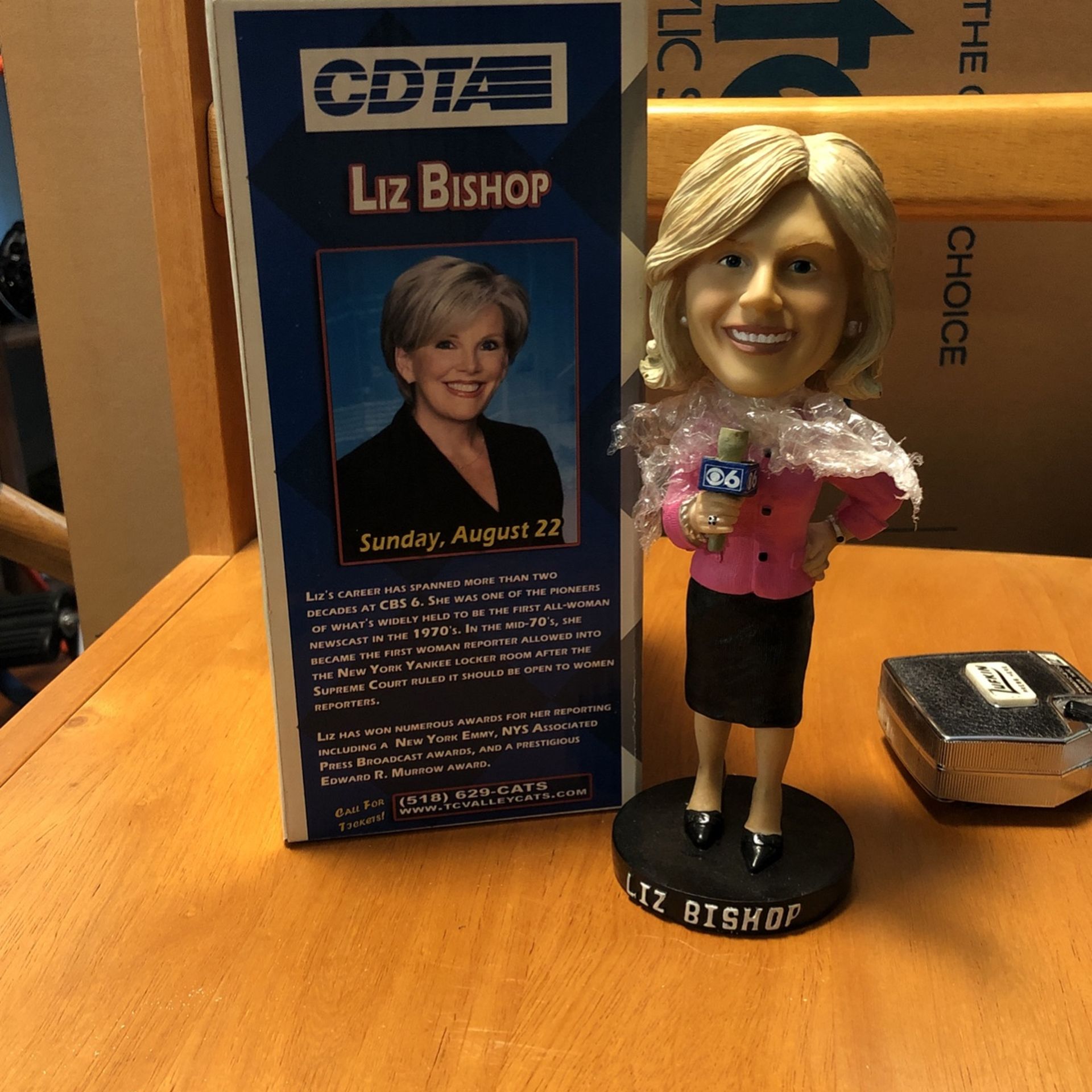 Liz Bishop Bobble Head7.5”