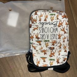 Just A Girl Who Loves Bambi Small Purse/bag