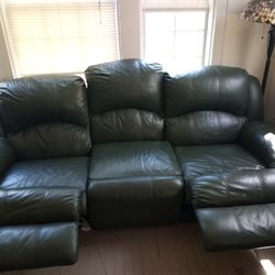 Couch, Recliner, Green