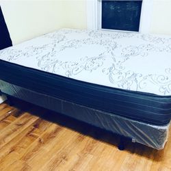 Set Queen size Mattress 12” thick Comfort+Quality pay on delivery