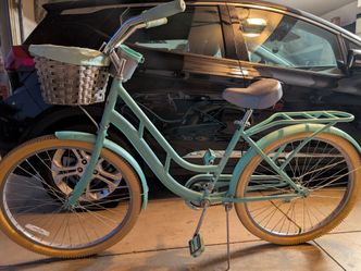 Mint Green 26" Women's Beach Cruiser Bike
