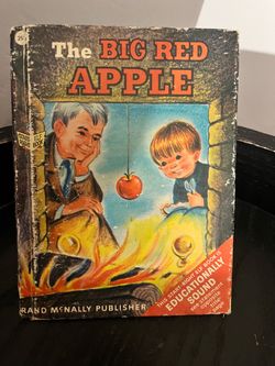 The Big Red Apple Vintage Children's Book