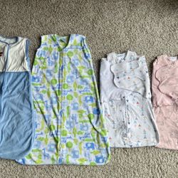 1 Halo sleepsack & 1 IKEA wearable blanket