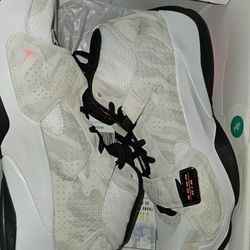 Nike Jordan Zion 2 White Flask Crimson Black Shoes Size 12