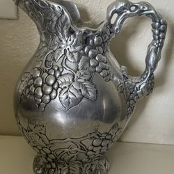 Vintage Arthur Court Grapevine Water Pitcher