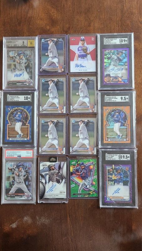 New Mets of the Future: Tong, McLean, Baty, Acuna, Alvarez, and Vientos.