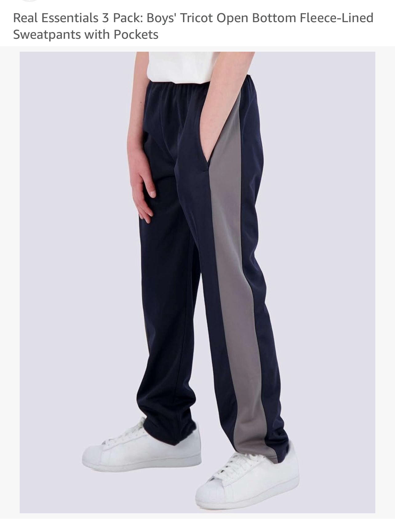 Boys Active Tricot Sweatpants Track Pant Basketball Athletic Fashion Teen Sweat Pants Soccer Casual Girls Lounge Open Bottom Fleece Tiro Activewear Tr