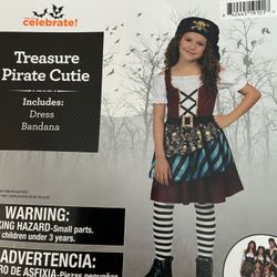 Treasure Pirate Cutie Girls’ Halloween Costume 