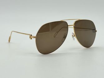 PREMIERE C DE CARTIER PILOT SHAPE RARE SUNGLASSES CT0110S NEW 100% GENUINE $1425